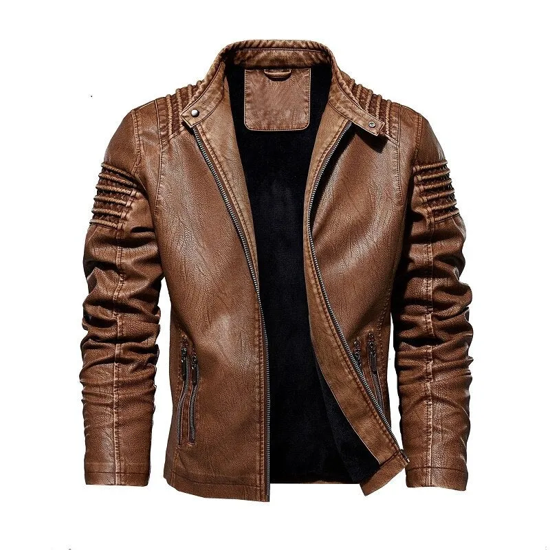 Walter Leather Biker Jacket