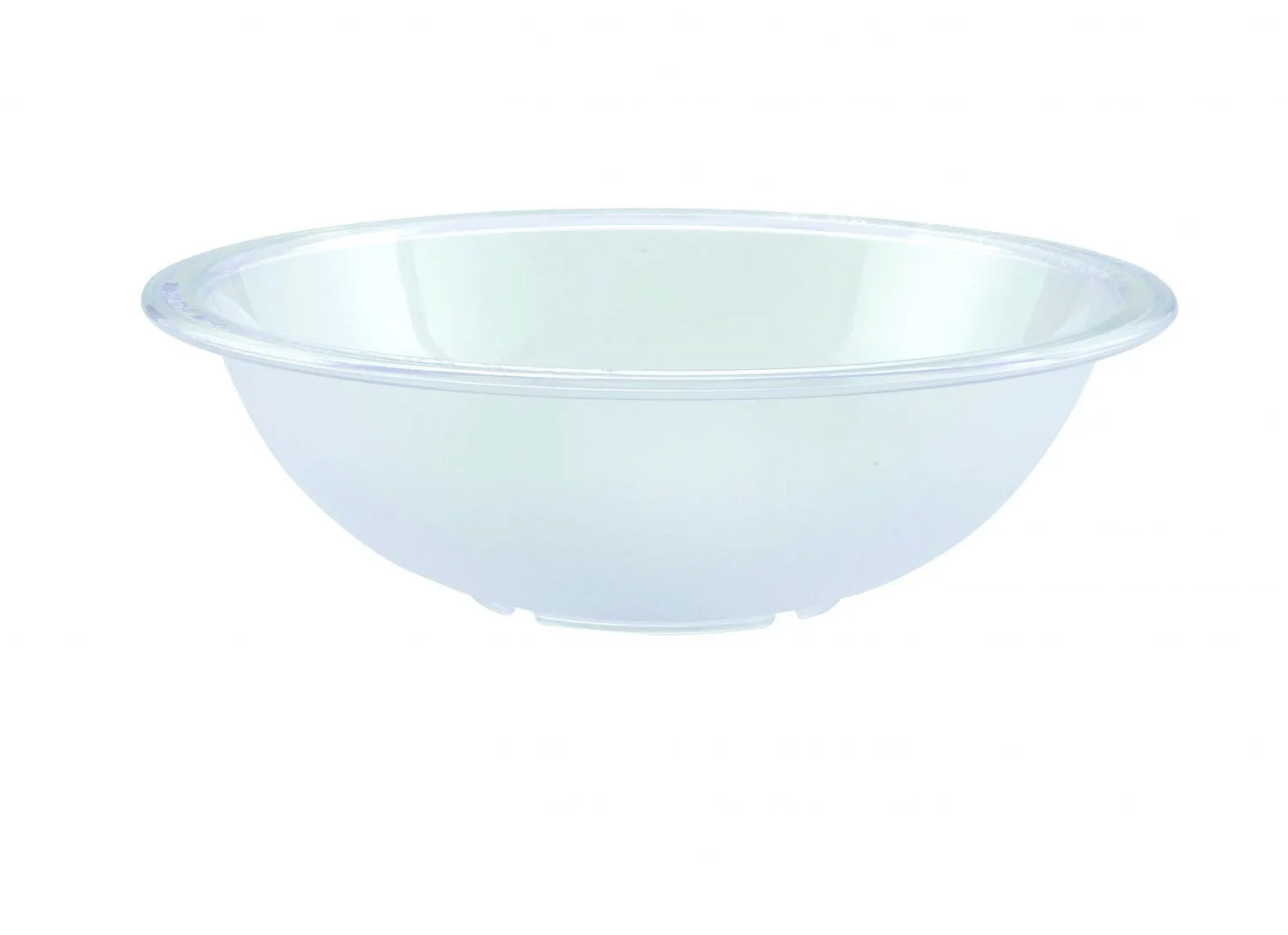 Winco PBB-10 10.8" Dia Polycarbonate Pebbled Bowl