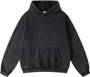 Women Mens Oversized Hoodies Pullover Acid Wash Cotton Vintage Hooded Sweatshirt Men Fleece Hoodie Streetwear