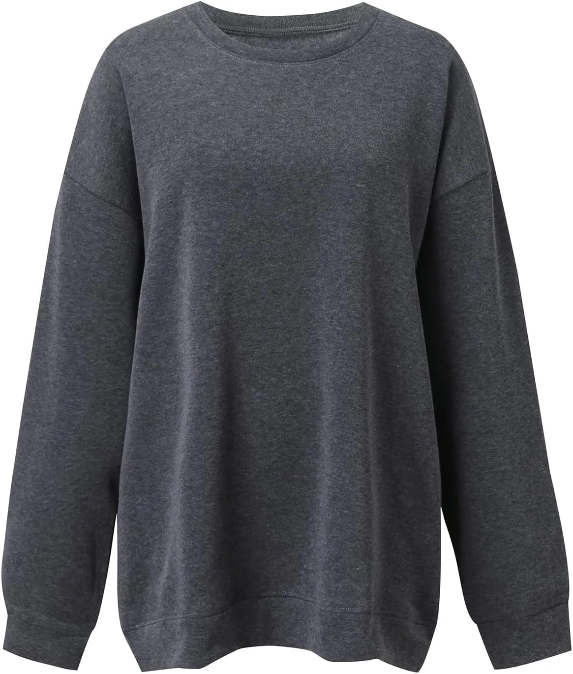 Women Oversized Sweatshirts Crewneck Fleece Hoodies Long Sleeve Pullover Top Fall Fashion Teen Girls Preppy Clothes