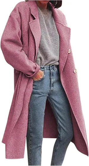 Womens Fall Fashion 2024 Long Cardigan Sweaters Oversized Fall Dressy Jackets Casual Knit Winter Coats with Pockets