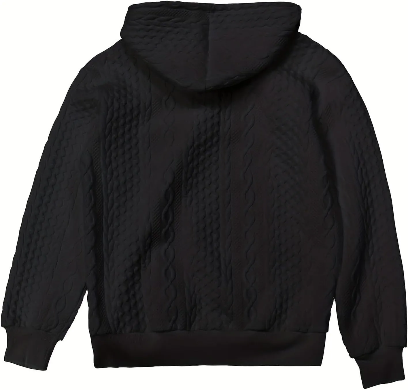 Womens Fashion Fall Sweatshirt Oversized Hoodie Casual Long Sleeve Pullover Knit Hooded Sweatshirts with Pocket S-3XL