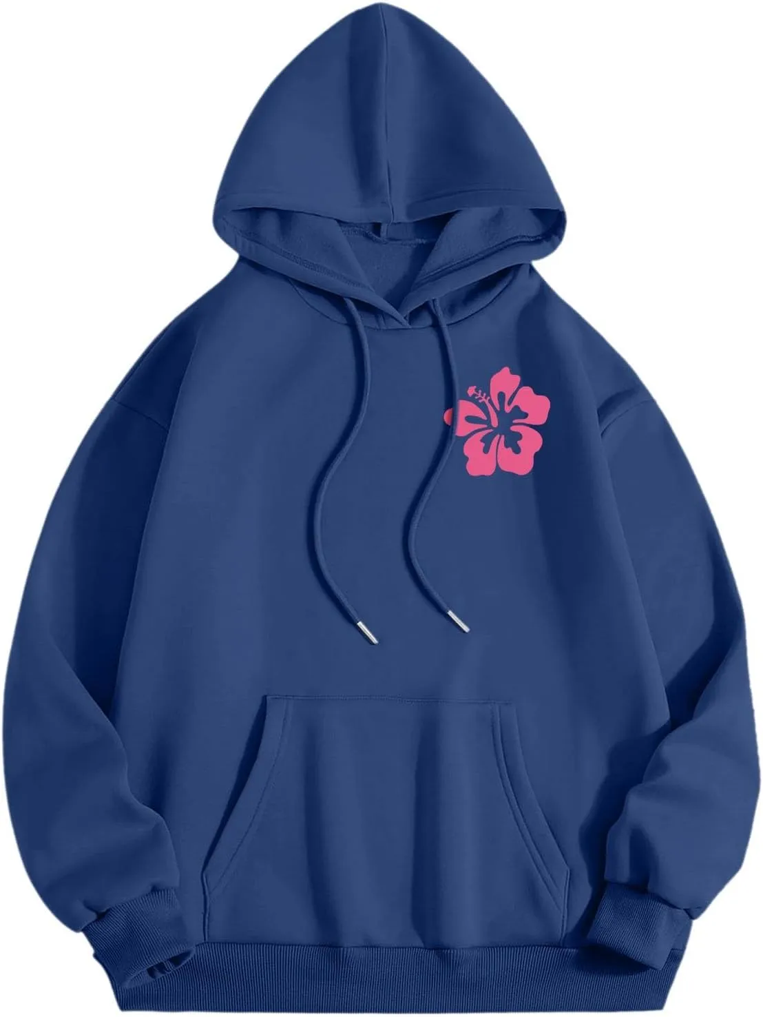 Womens Letter Print Graphic Hoodies Y2K 2025 Oversized Cute Preppy Long Sleeve Drawstring Sweatshirt with Pocket