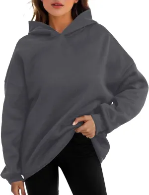 Womens Oversized Sweatshirts Pullover Hoodies Artificial Short Velvet Oversized Hoodies Fleece Hooded Knitted