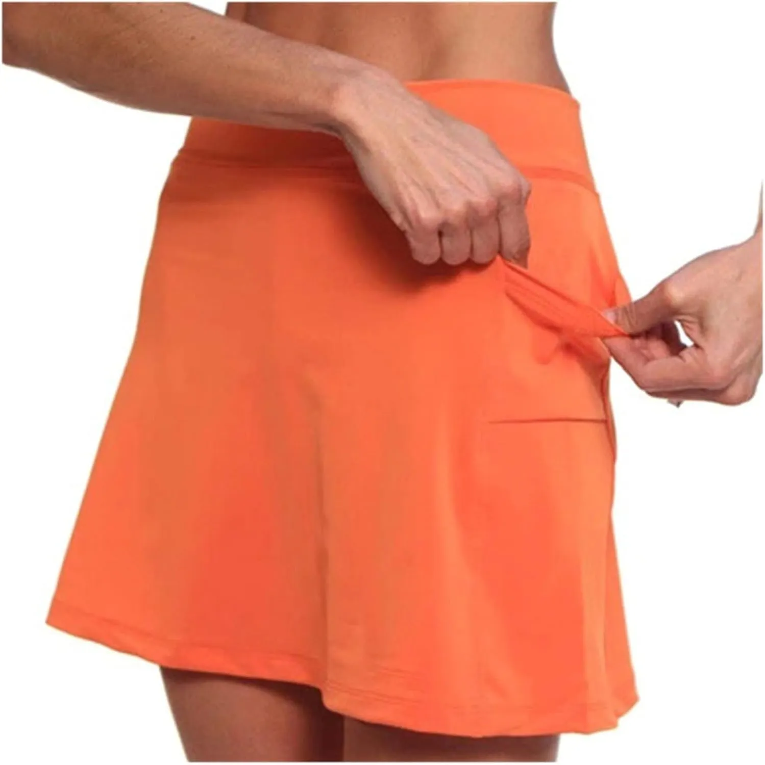 Womens Skorts with Pockets 2 in 1 Skorts Elastic High Waist Tummy Control Athletic Tennis Skirt Mini Short Skirts