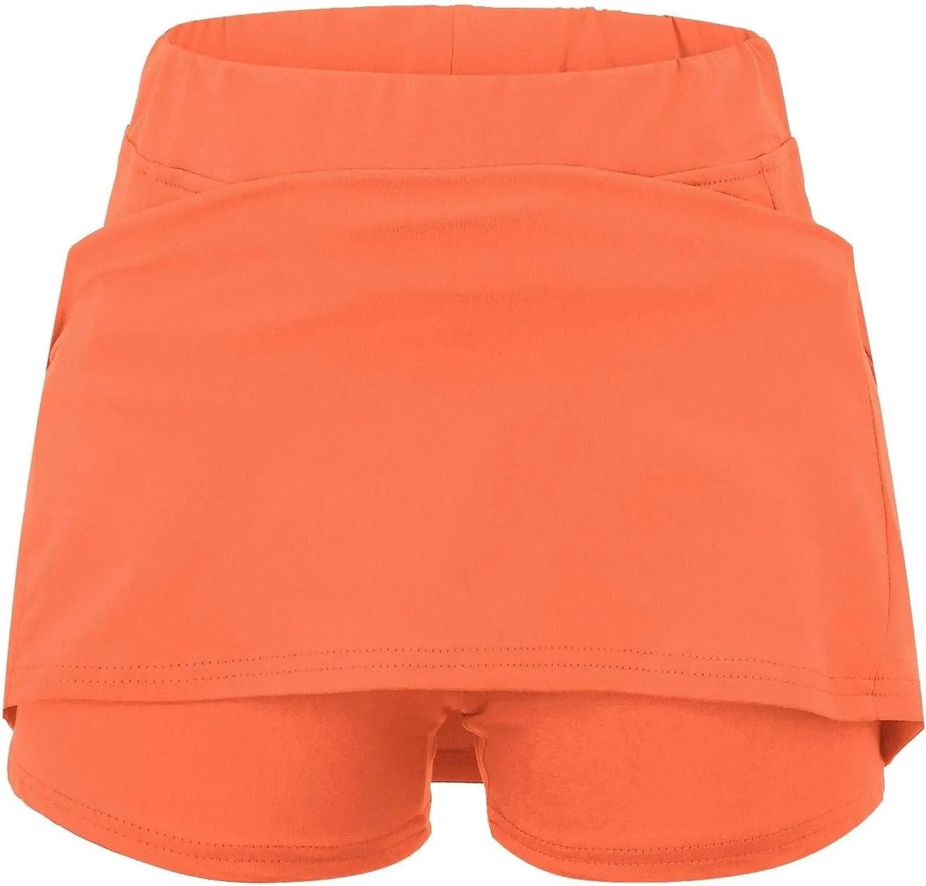 Womens Skorts with Pockets 2 in 1 Skorts Elastic High Waist Tummy Control Athletic Tennis Skirt Mini Short Skirts