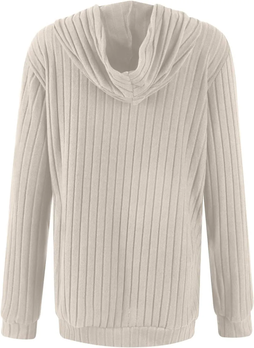 Womens Sweatshirt 2024 Oversized Hoodies Long Sleeve Shirts Kangaroo Pocket Fashion Knit Hoodies Fall Pullover Sweatshirts