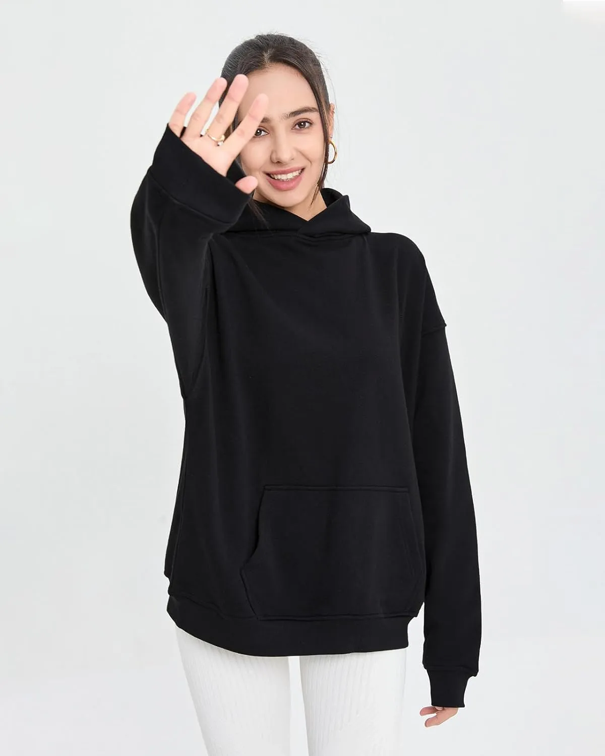 Womens Sweatshirts Hoodies Thin Spring and Fall loose Fashion Comfy Long Sleeve with Pockets Pullover