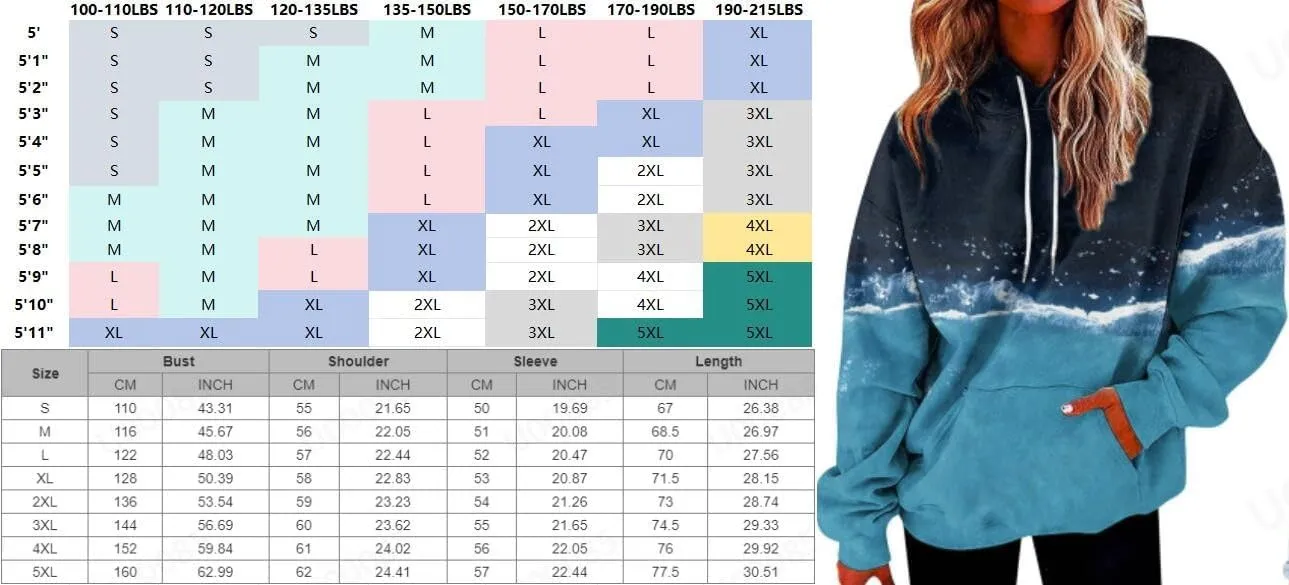 Womens Tie Dye Oversized Hoodie Long Sleeve Drop Shoulder Baggy Sweatshirts Lightweight Hooded Pullover With Pockets