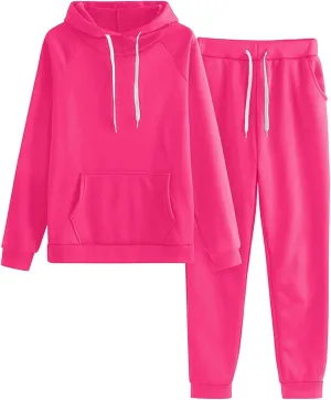 Women's Two Piece Tracksuit Fall Long Sleeve V Neck Graphic Shorts Sweatshirts and Wide Leg Pants