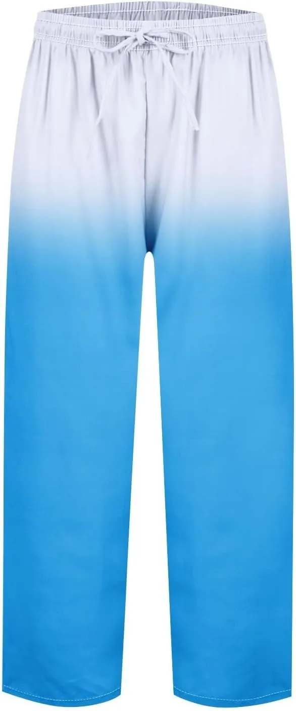 Women's Wide Leg Pants with Pockets Wide Leg Plus Size Capri Pants Lightweight Capri Trousers S 5XL Summer Vacation