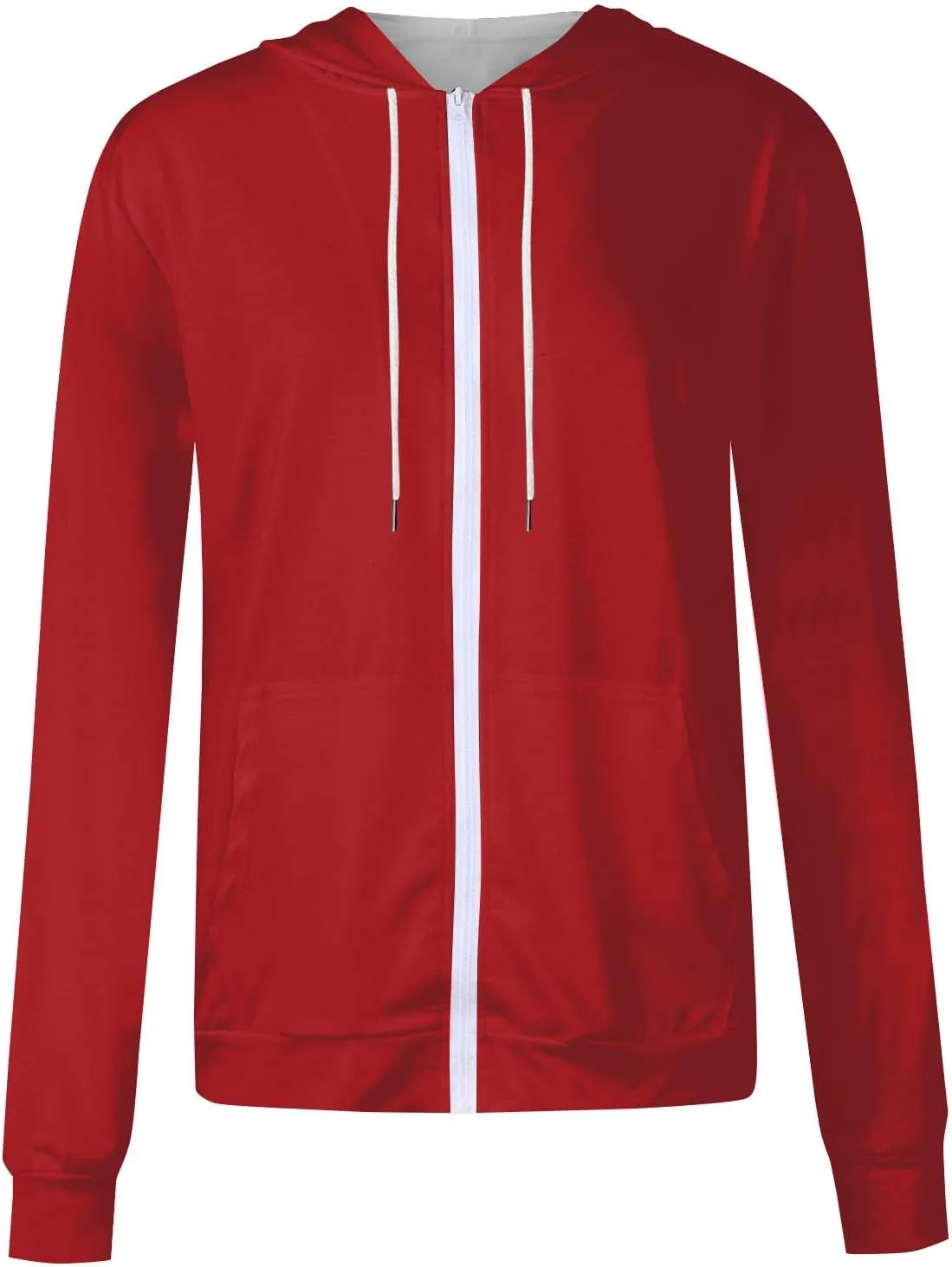 Womens Zip Up Hoodies Long Sleeve Fall Oversized Sweatshirts Jacket with Pockets 2025 Fashion Clothes Sweaters