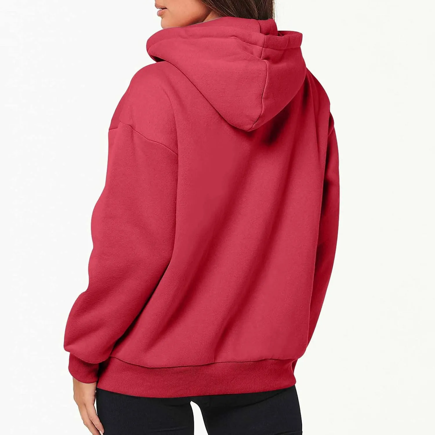 Womens Zip Up y2k Hoodies Fall Fashion Oversized Long Sleeve Hooded Sweatshirt Casual Lightweight Jacket With Pockets