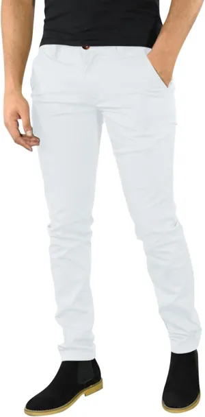 XUETON Men's Casual Office Work Suit Pants Formal Dress Trousers Stretch Flat-Front Chino Golf Pants Slim Fit Tapered Pants