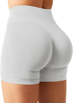 YEOREO SoftHue Women Workout Gym Impact Shorts Hidden Scrunch Butt Lifting 3.6"/4.5"/6" Seamless Shorts
