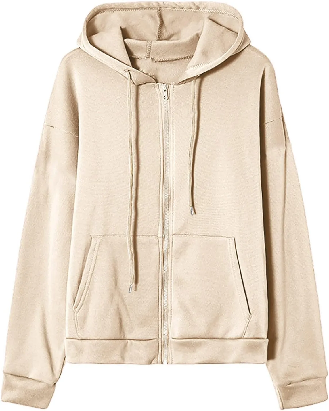 Zip Up Hoodies Women 2023 Fall Fashion Oversized Sweatshirt Y2k Sweaters Pullover Cute Teen Girl Jacket Trendy Winter Clothes